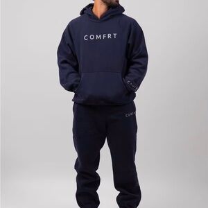 COMFRT Transquil Navy Hoodie Unisex